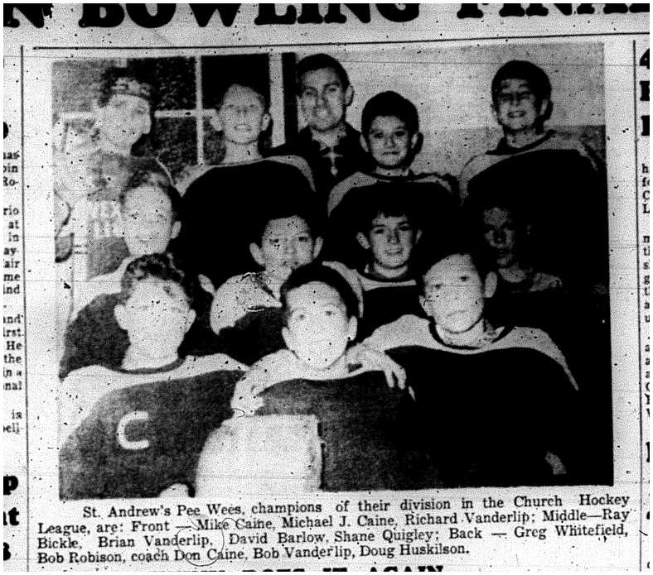 1963-04-10 Hockey -CCHL St Andrews PeeWees win Division
