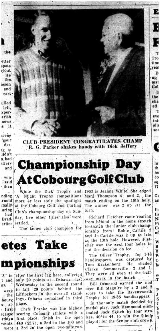 1963-08-21 Golf -Champion awards