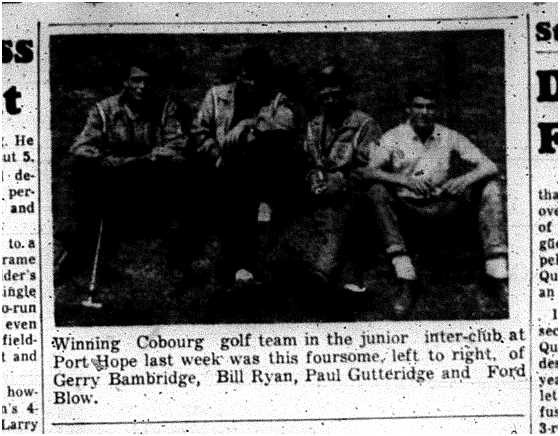 1963-08-28 Golf -Junior team vs PH