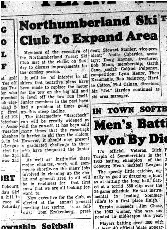 1963-09-18 Skiing -Northumberland Forest Club expanding