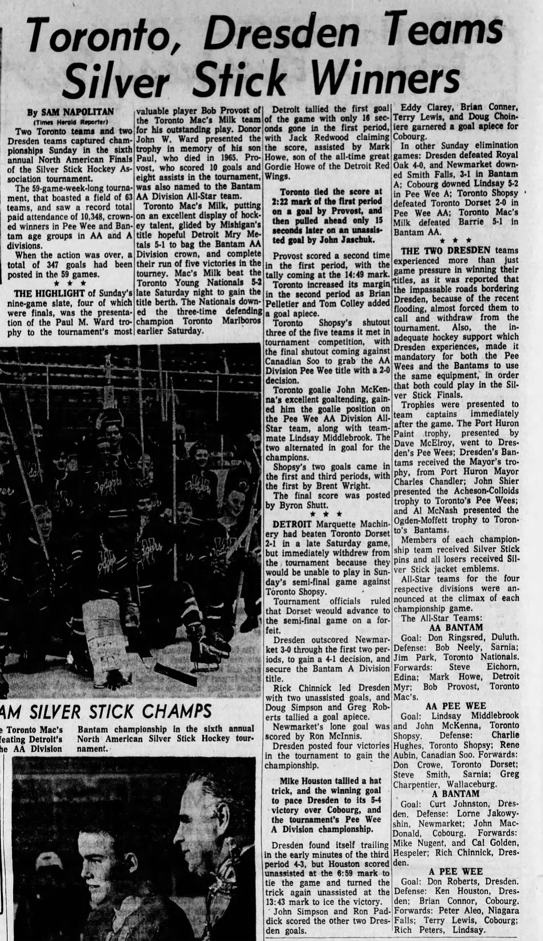 1968-02-05 Hockey -Cobourg at Silver Stick -Port Huron Times Herald