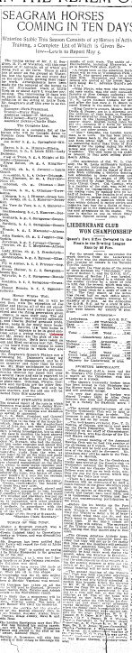 1900-03-23 Horse Racing -Queen's Platers-TO Star