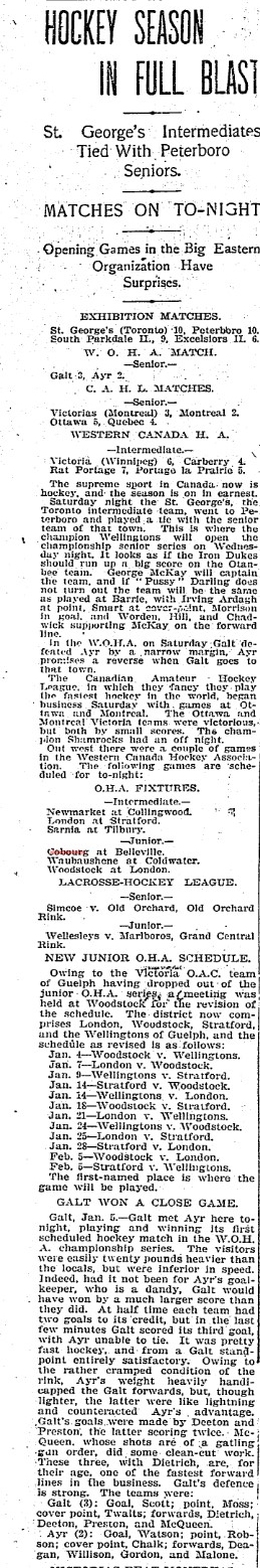 1901-01-07 Hockey -Juniors vs Belleville-TO Star