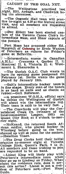 1902-01-07 Hockey -PH propses refs vs Cobourg-TO Star