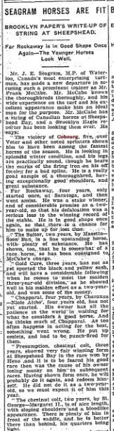 1902-01-08 Horse Racing -Cobourg victory-TO Star