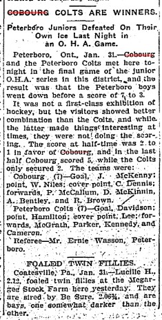 1902-02-01 Hockey -Junior Colts vs Ptbo-TO Star