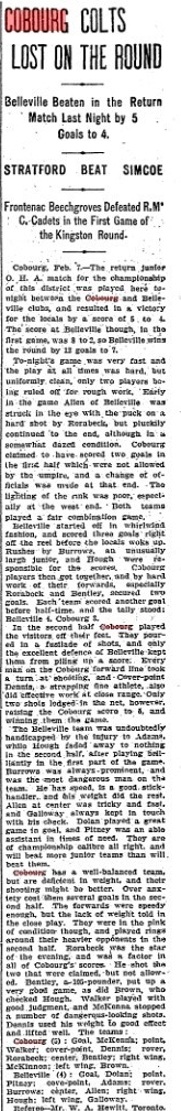 1902-02-08 Hockey -OHA Junior Championship vs Belleville-TO Star