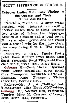 1902-03-11 Hockey -Ladies Cobourg at Ptbo-TO Star