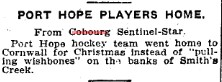 1903-01-03 Hockey -PH goes home to Cornwall-TO Star