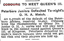 1905-02-01 Hockey -Juniors win 1st Round OHA