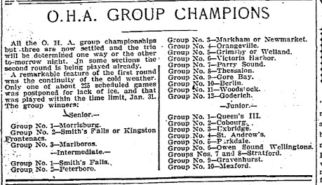 1905-02-02 Hockey -OHA Group Champions