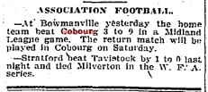 1905-06-14 Football -Cobourg vs Bowmanville