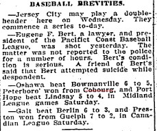 1905-07-17 Baseball -Cobourg vs Peterborough