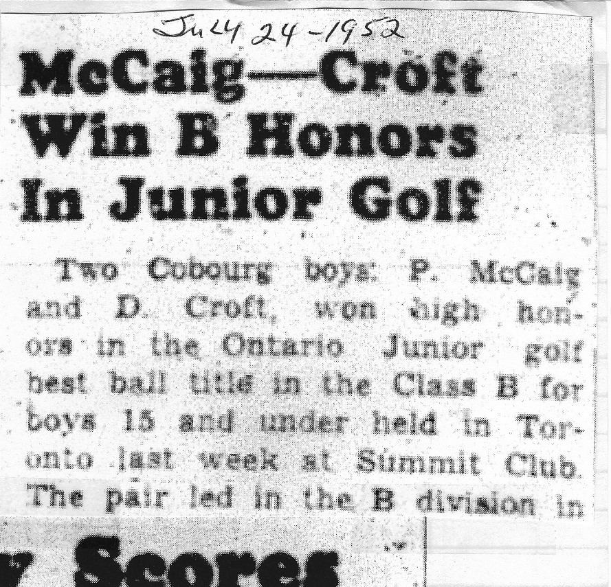 1952-07-24 Golf -Juniors win high honours