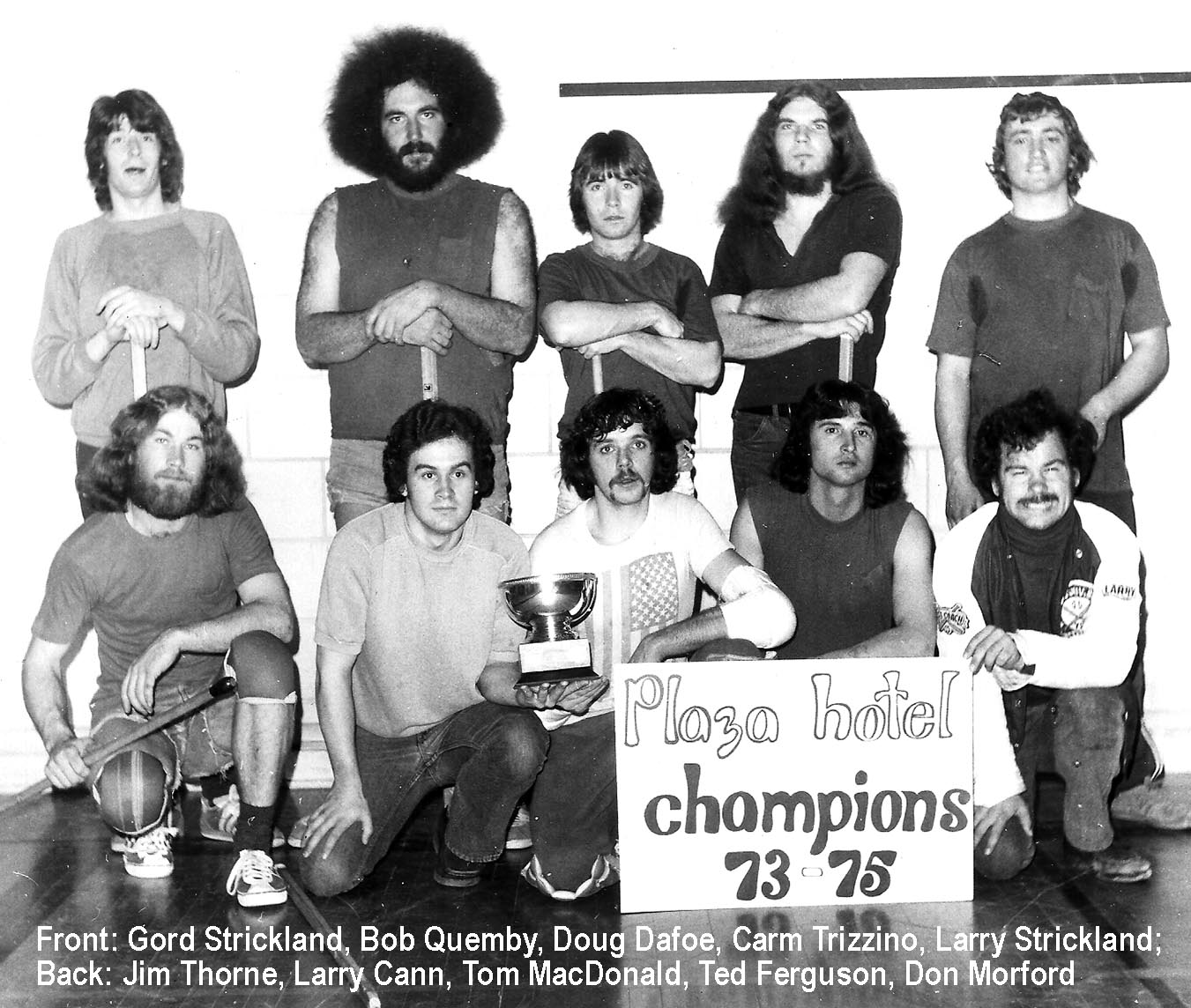 Floor Hockey Champs 73-75