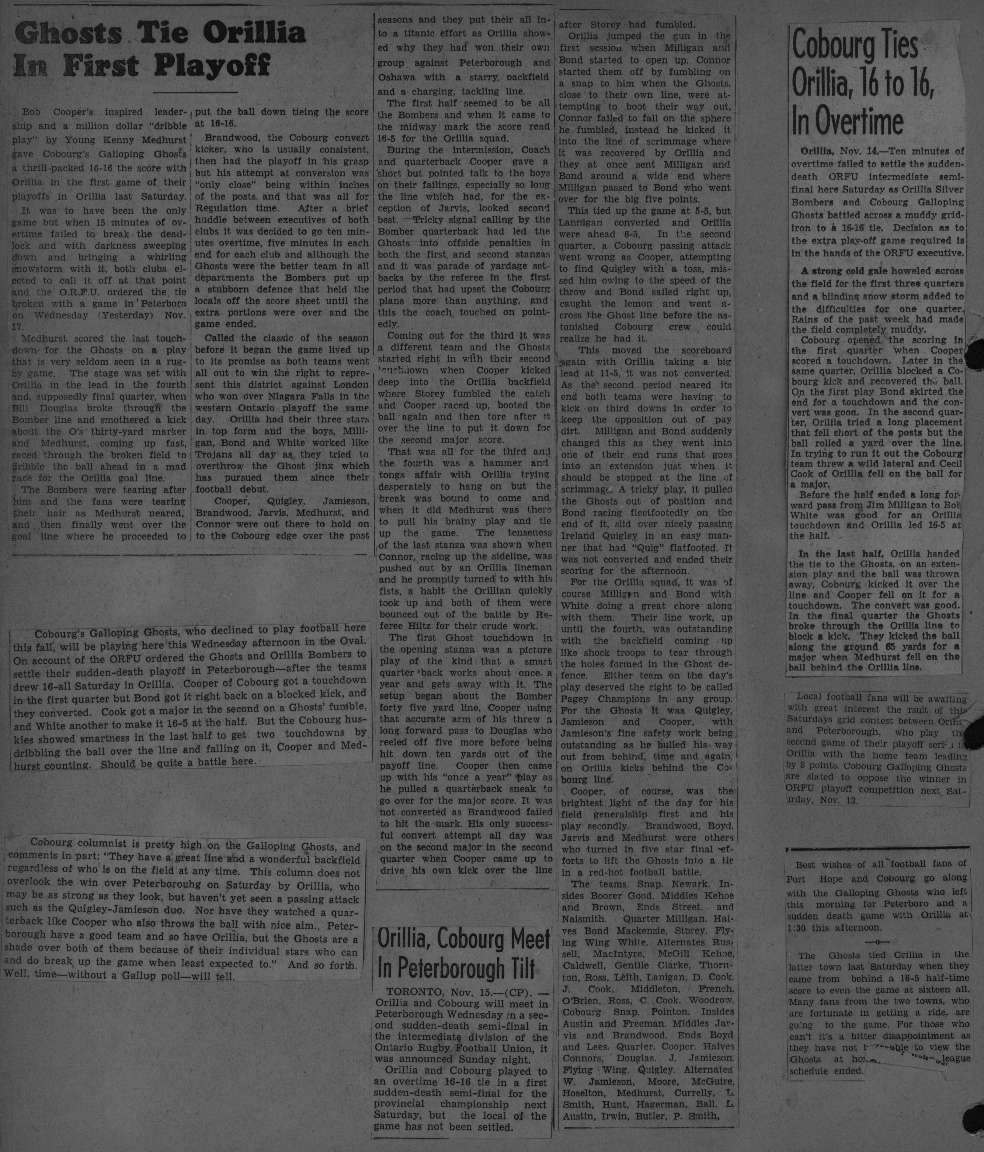 Football -Galloping Ghosts -1948 -B04-Playoffs