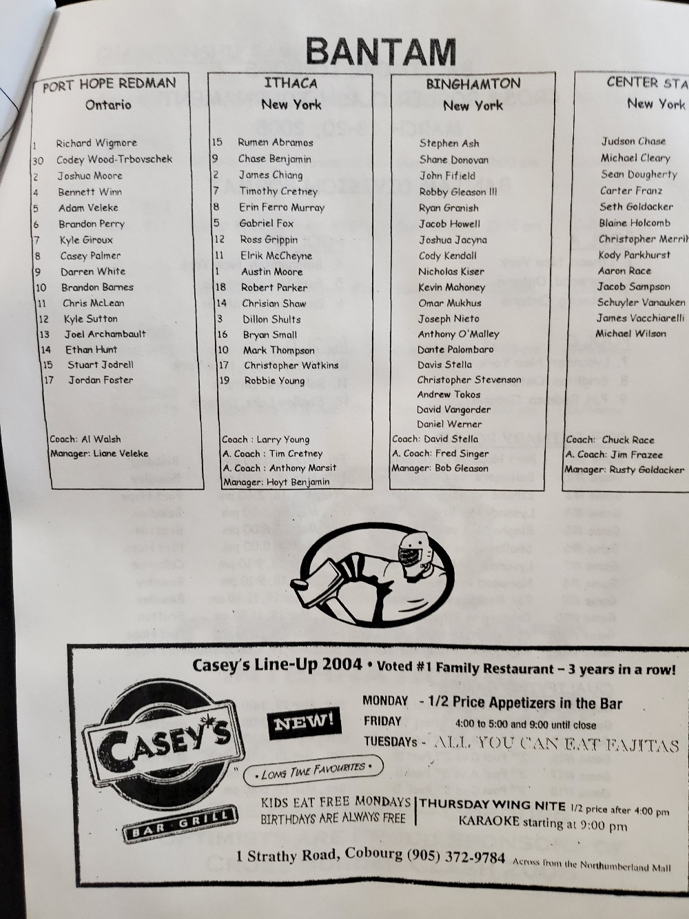 Youth Hockey Memorabilia