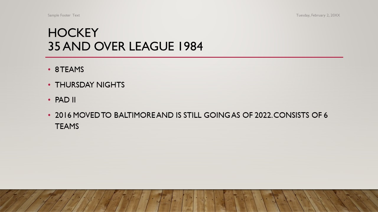 Leagues introduced and taken over