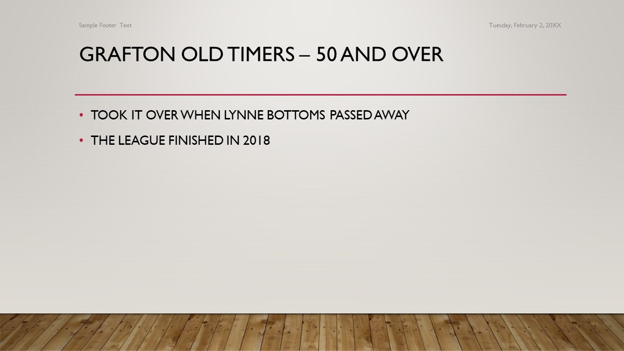 Leagues introduced and taken over