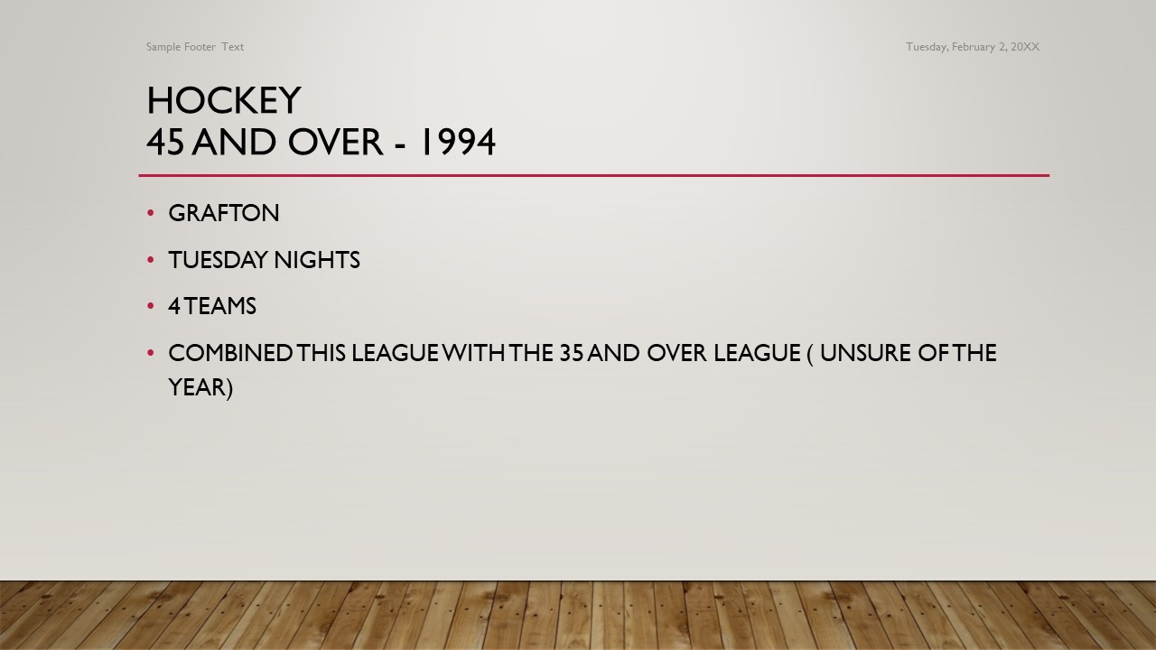 Leagues introduced and taken over