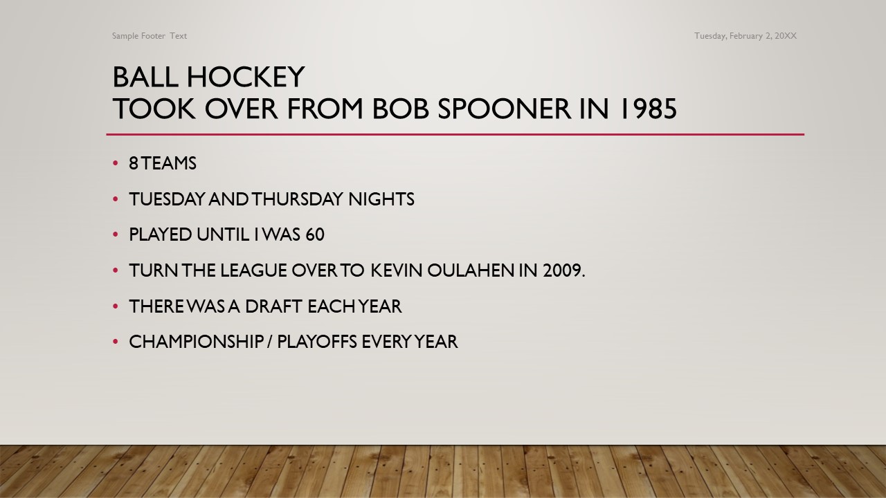 Leagues introduced and taken over