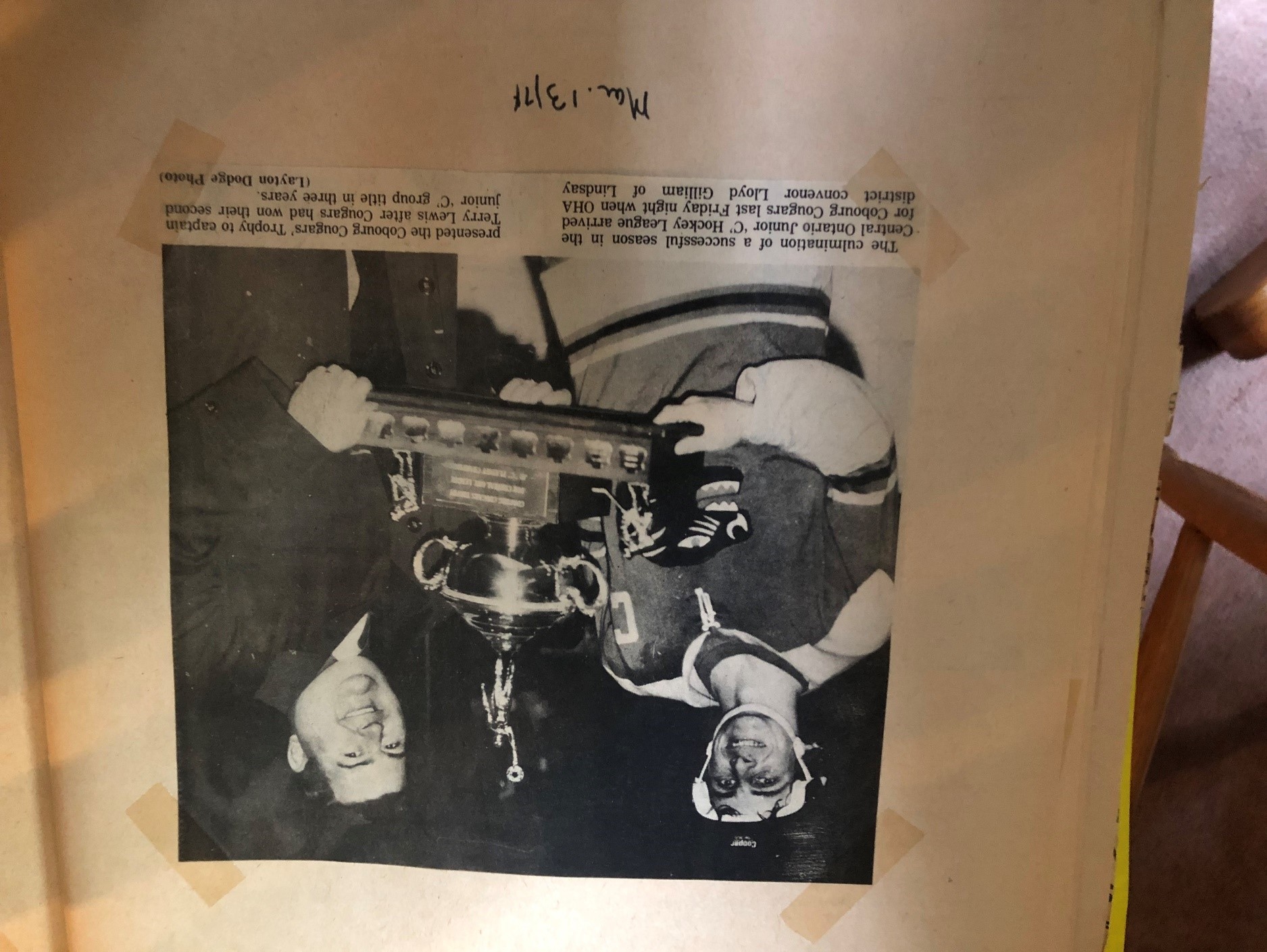 TL037-Cougars- 2nd group title- trophy