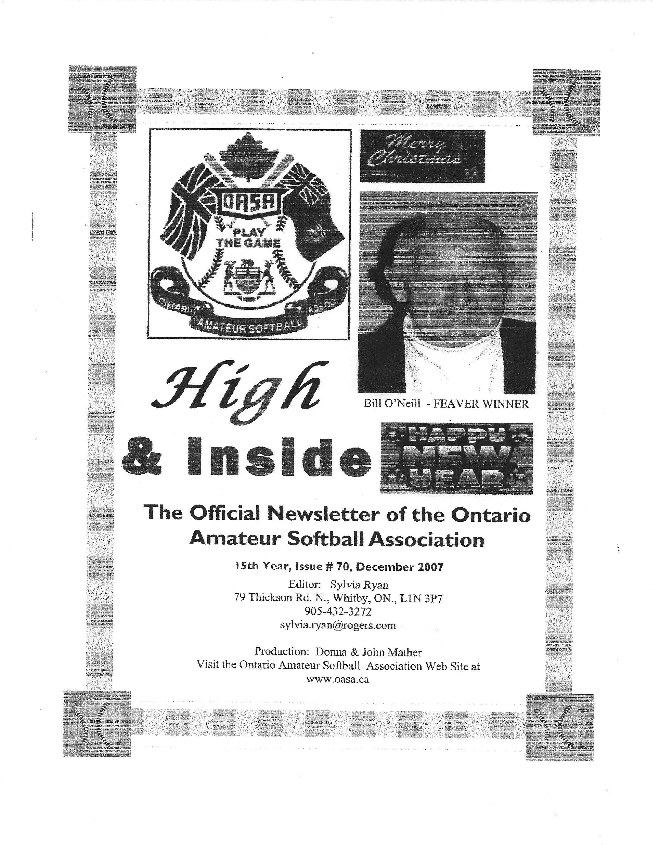 2007 Cold Springs Cats OASA news High & Inside