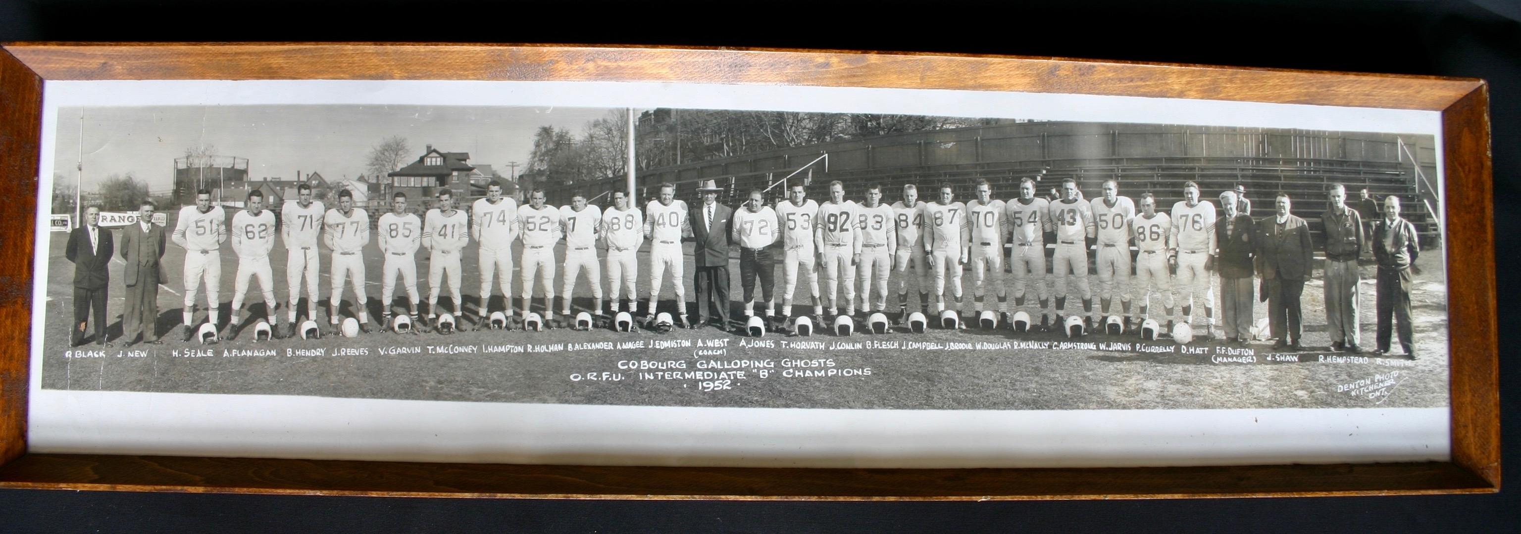 1952 Cobourg Galloping Ghosts game video 6