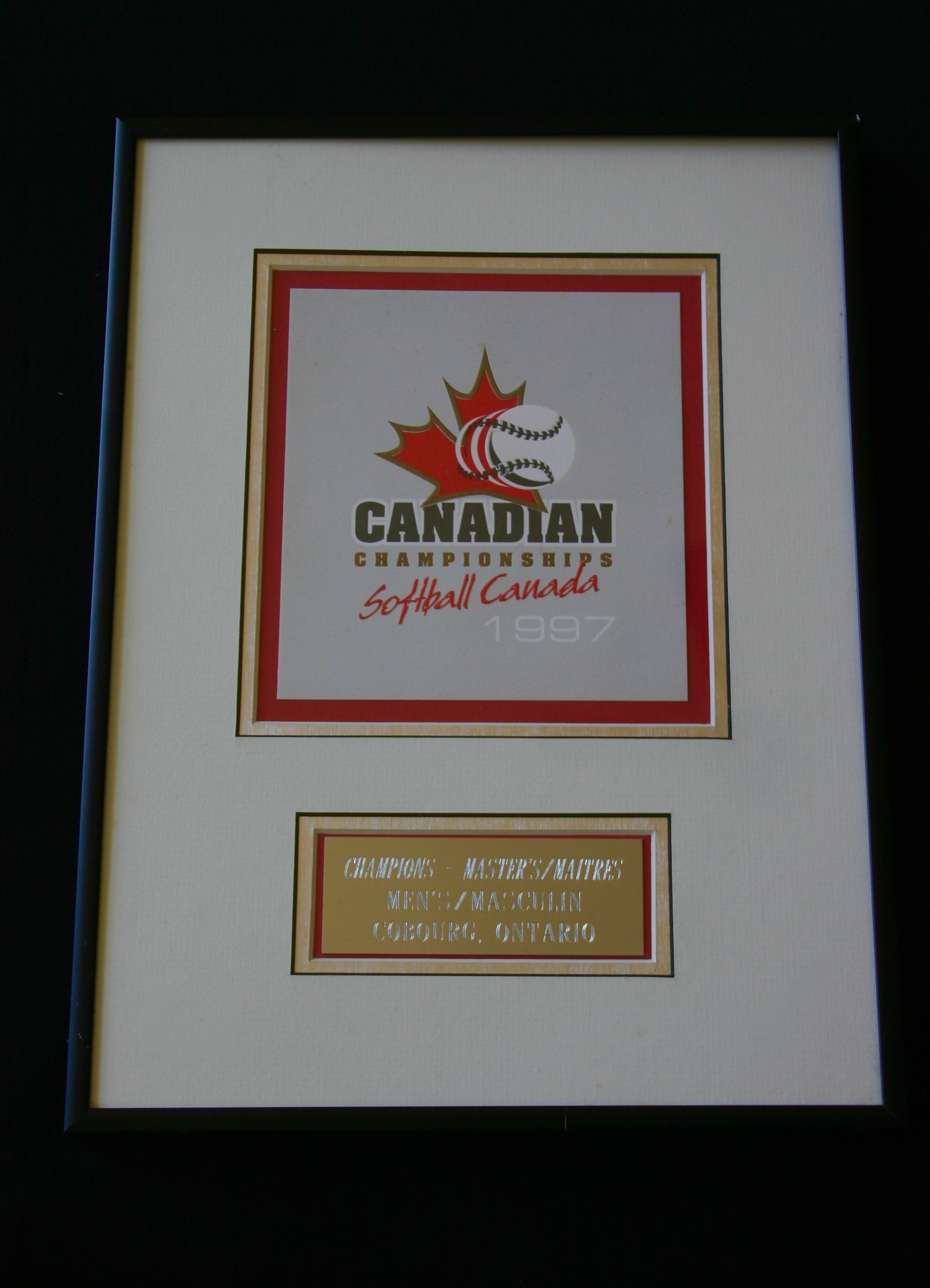 1997 Cold Springs Cats plaque under glass