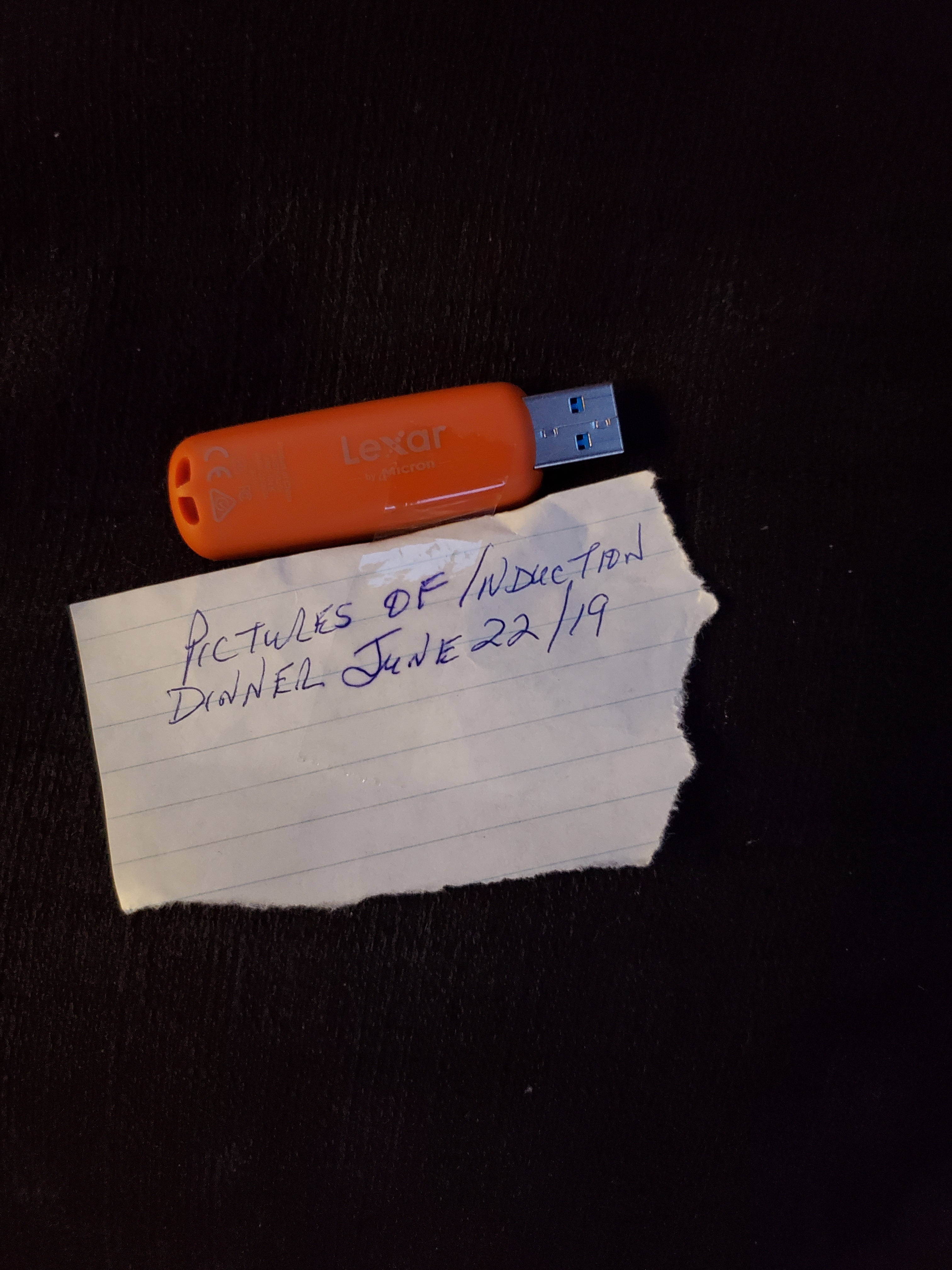 2019 Inaugural inductee dinner photos on USB