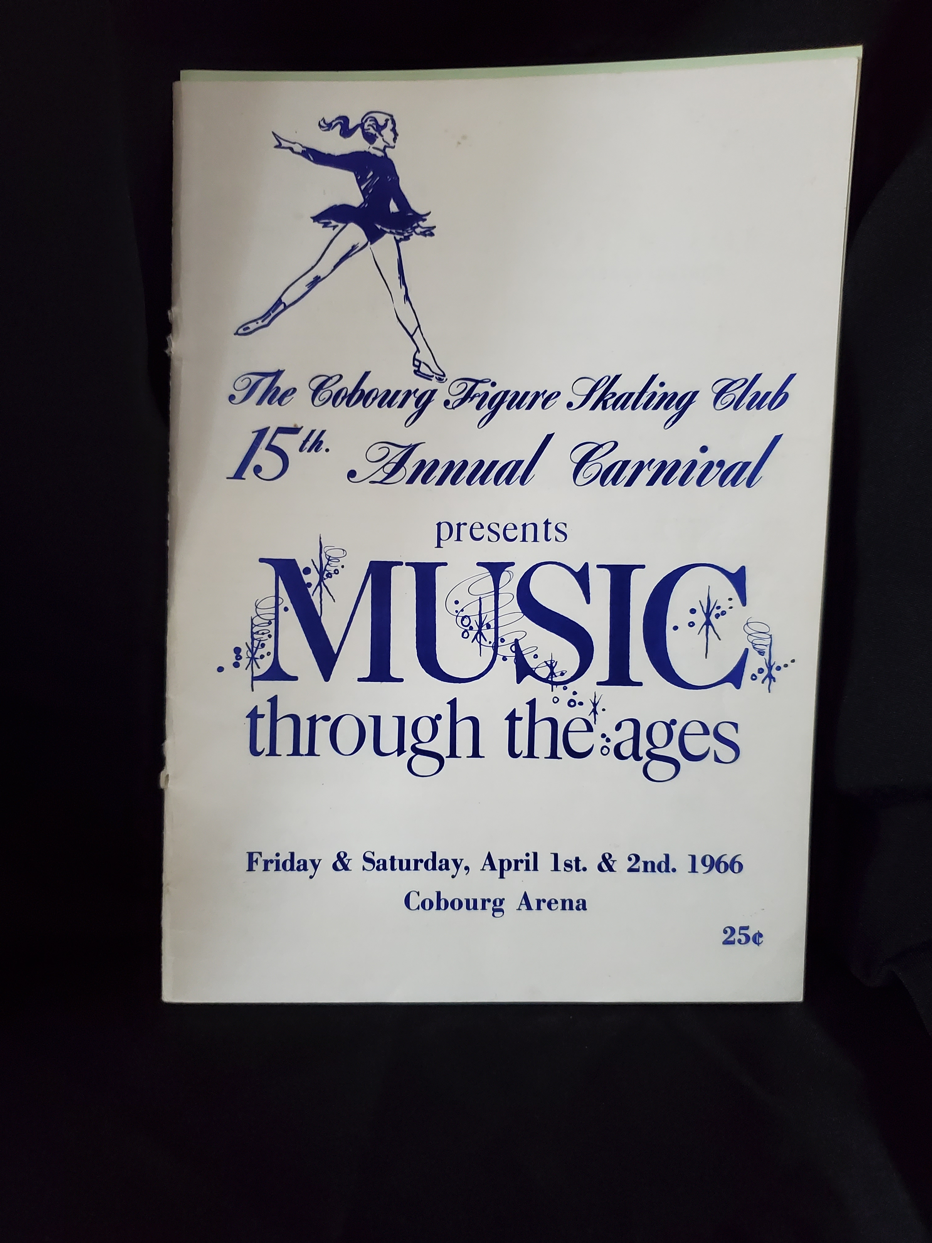 1966 Cobourg Figure Skating Club Carnival program