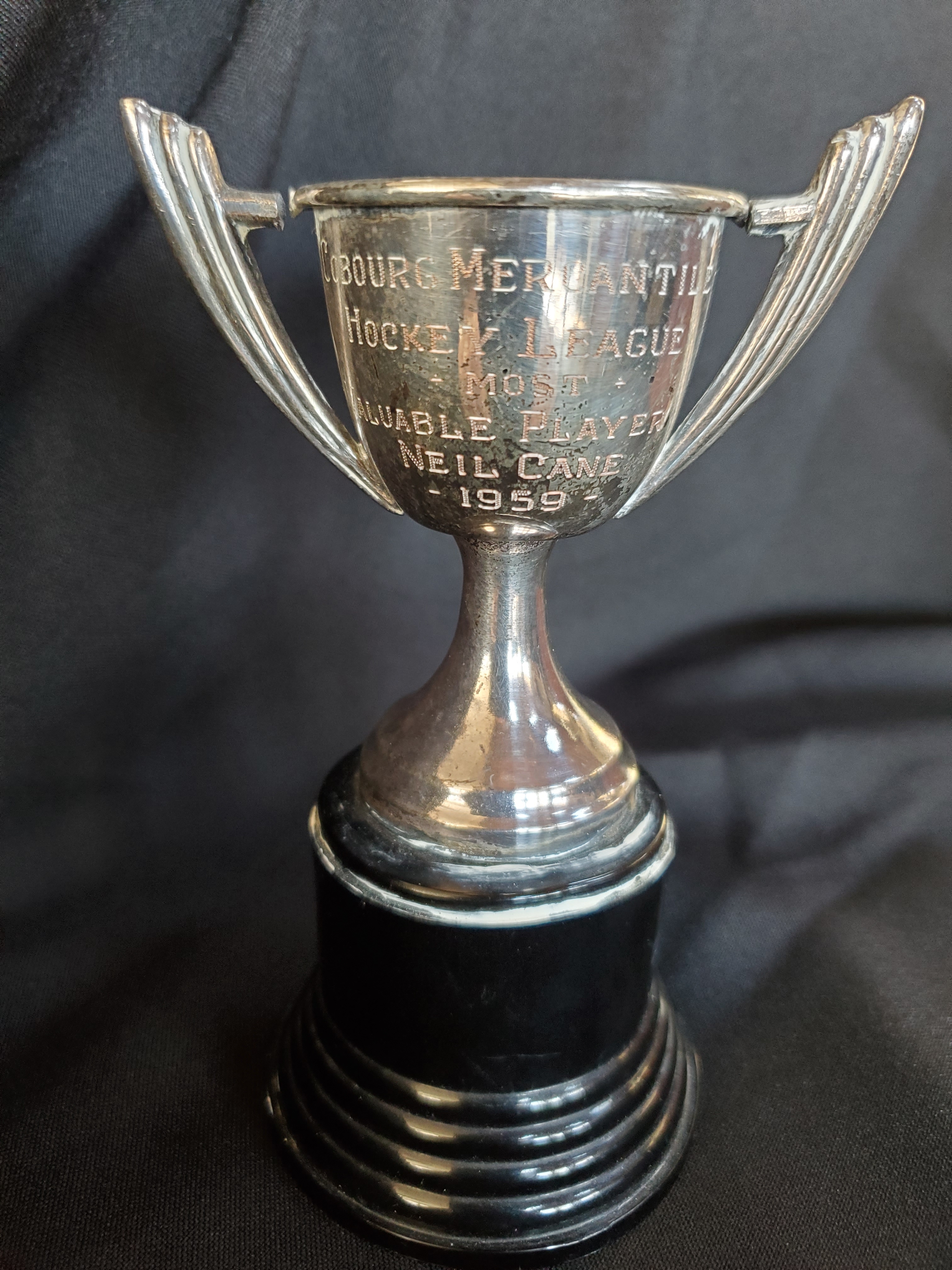 1959 Neil Cane trophy MVP Mercantile League