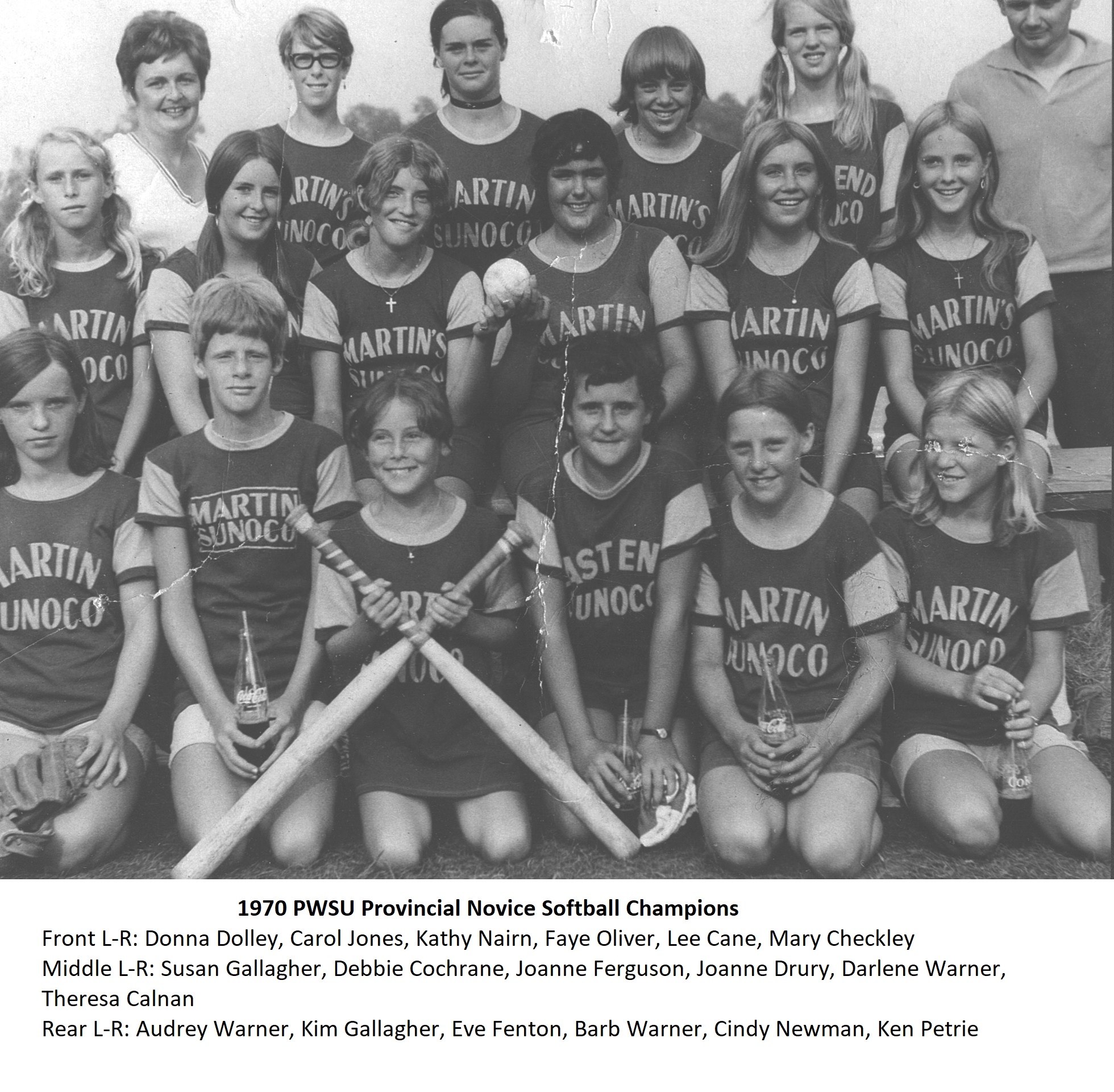 1970 Ken Petrie-Martin Sunoco Novices win PWSU championship