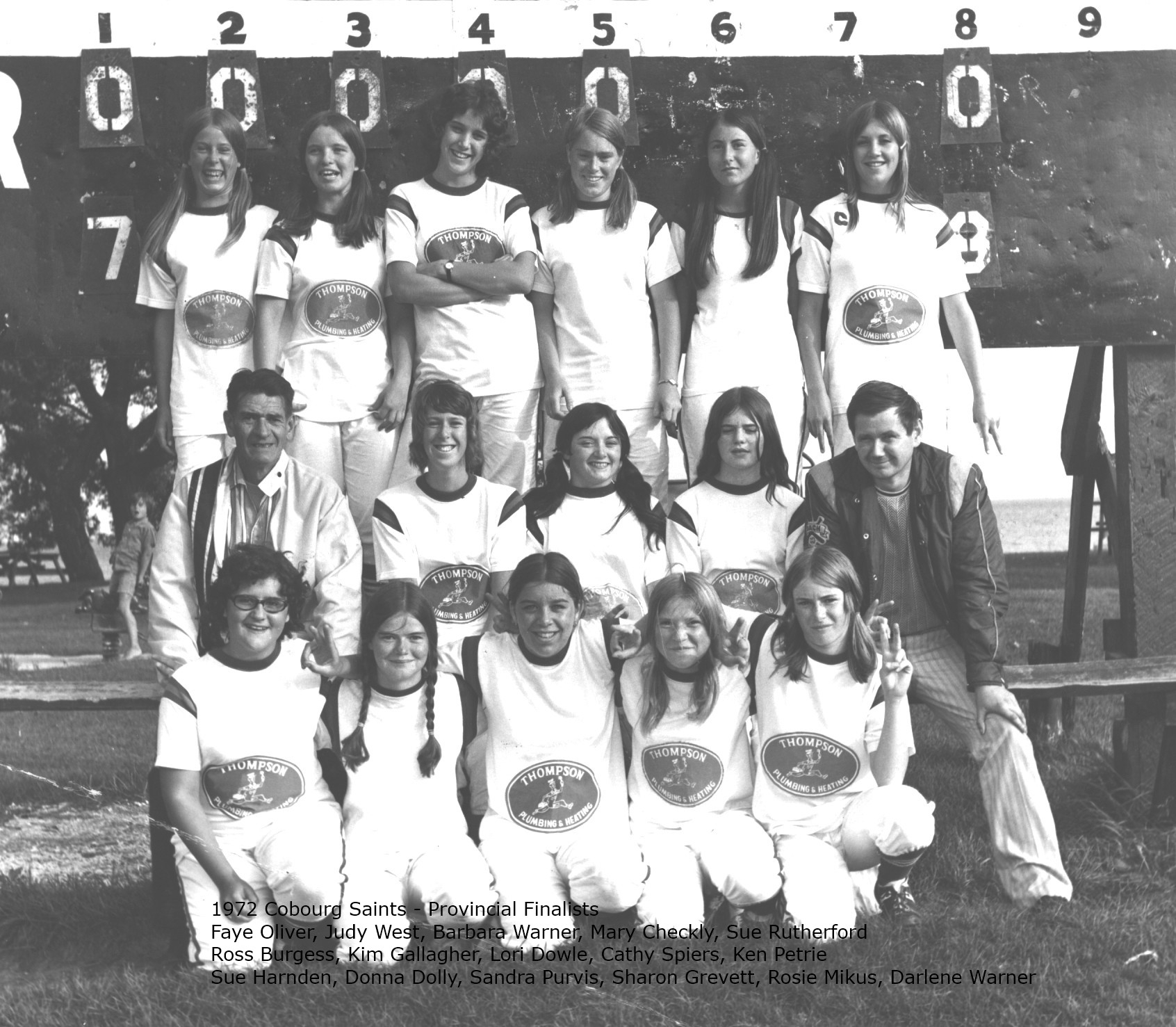 1972 Ken Petrie-Cobourg Saints PWSA finalists