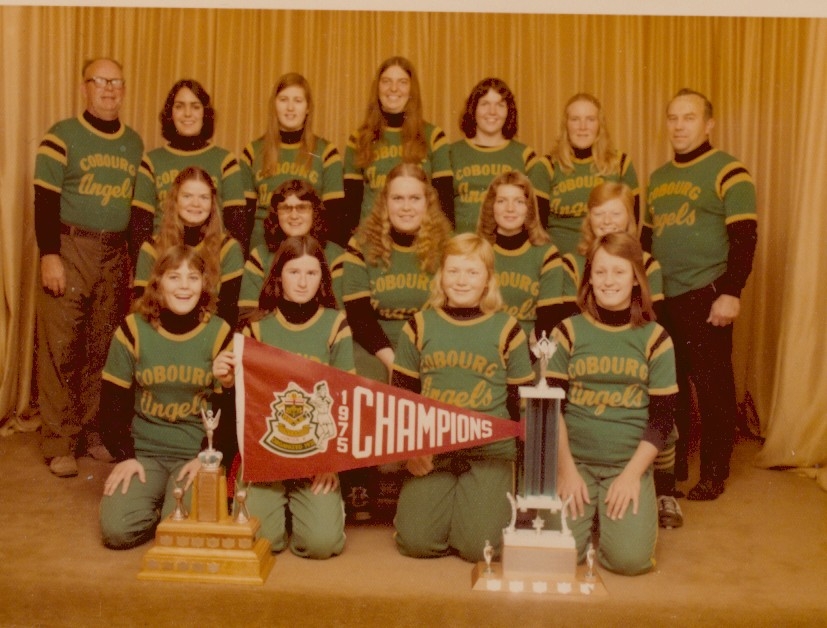 1975 Cobourg Angels Women's Fastball Team photos