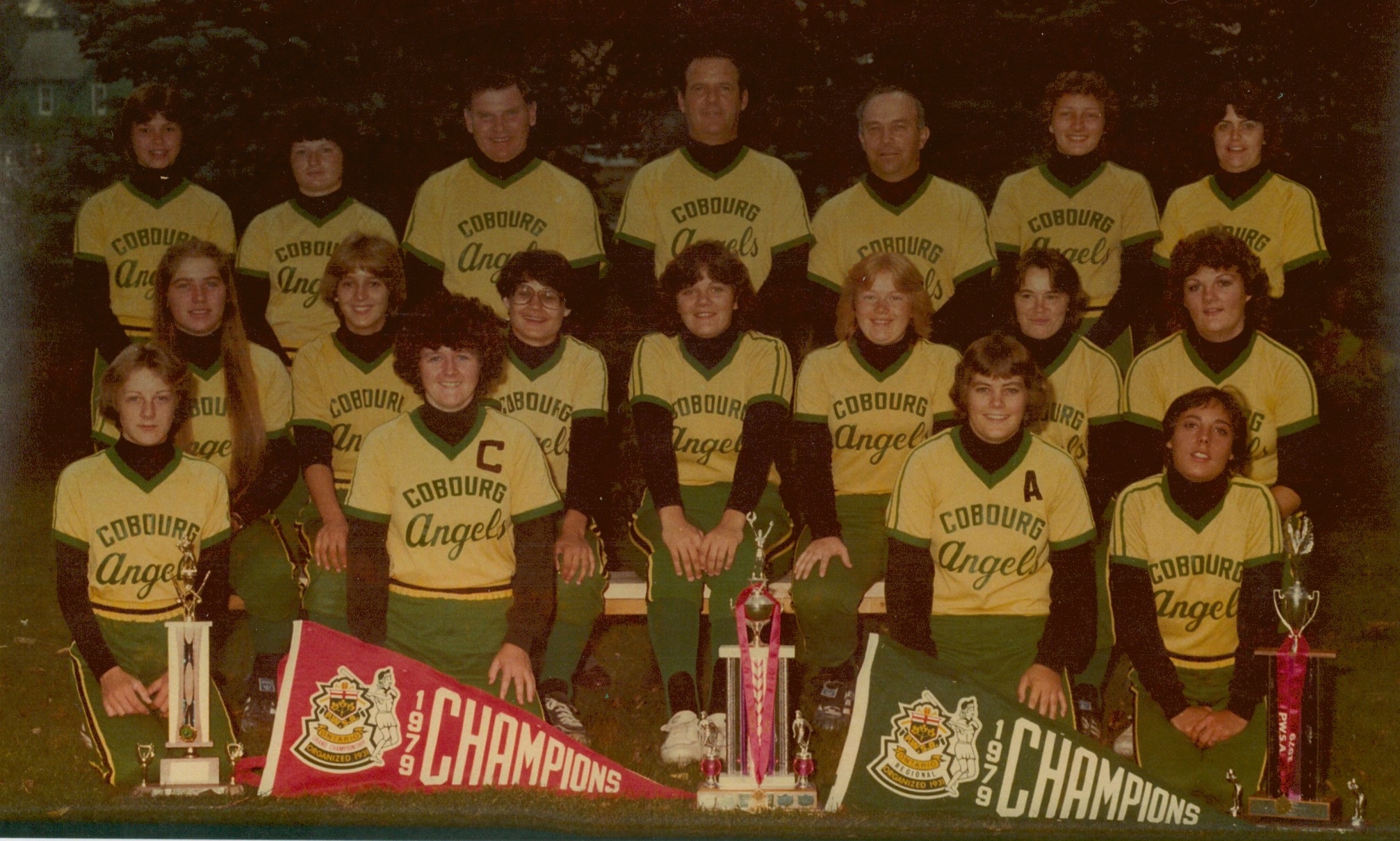 1979 Cobourg Angels Women's Fastball Team photos