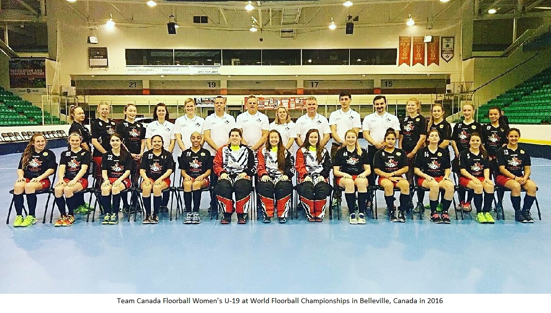 2016 Team Canada Floorball U-19 Belleville Worlds