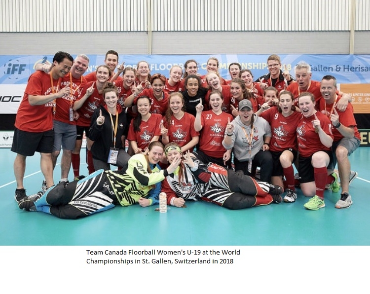 2018 Team Canada Floorball U-19 photos Switzerland Worlds