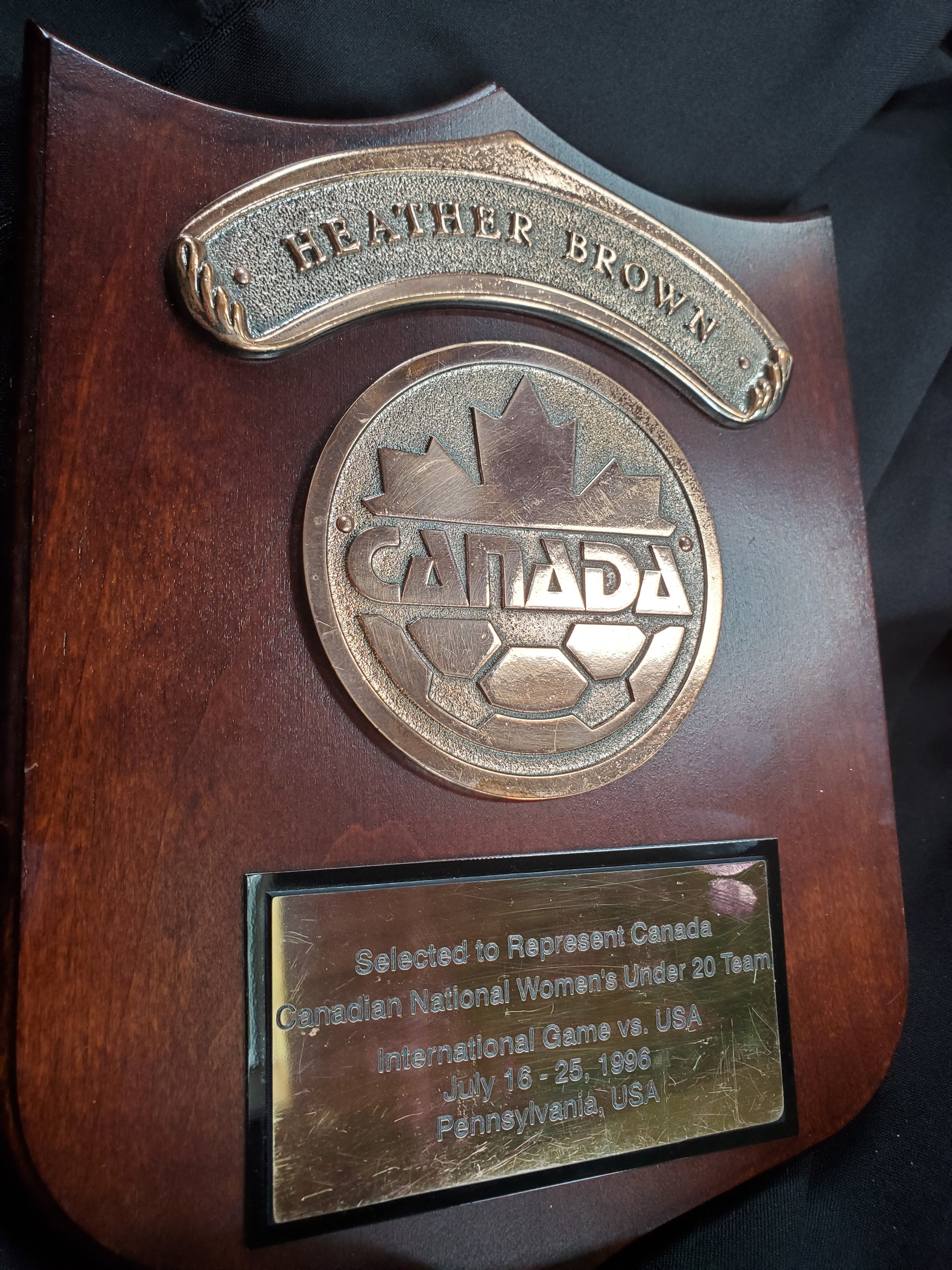 Heather Brown Plaque