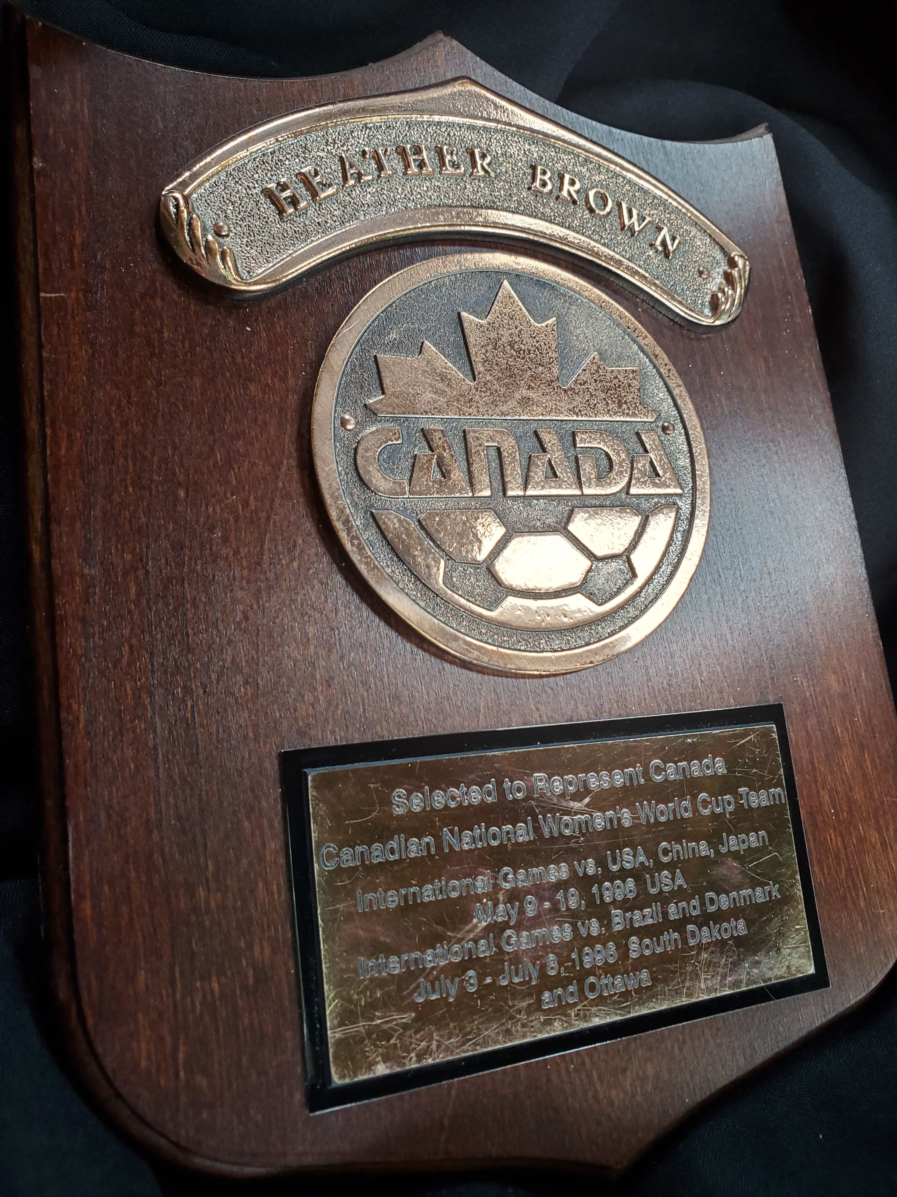 Heather Brown Plaque