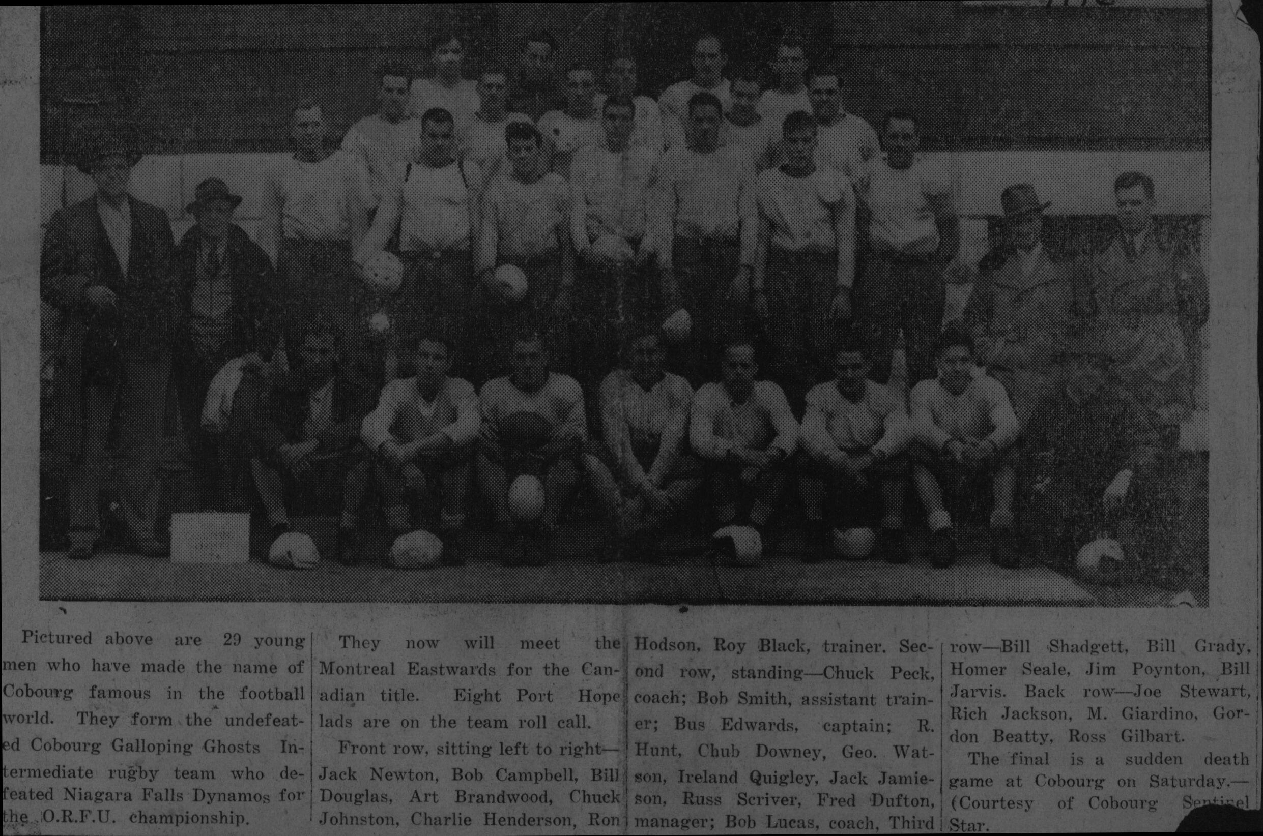 Football -Galloping Ghosts -1946 -P01-w-names