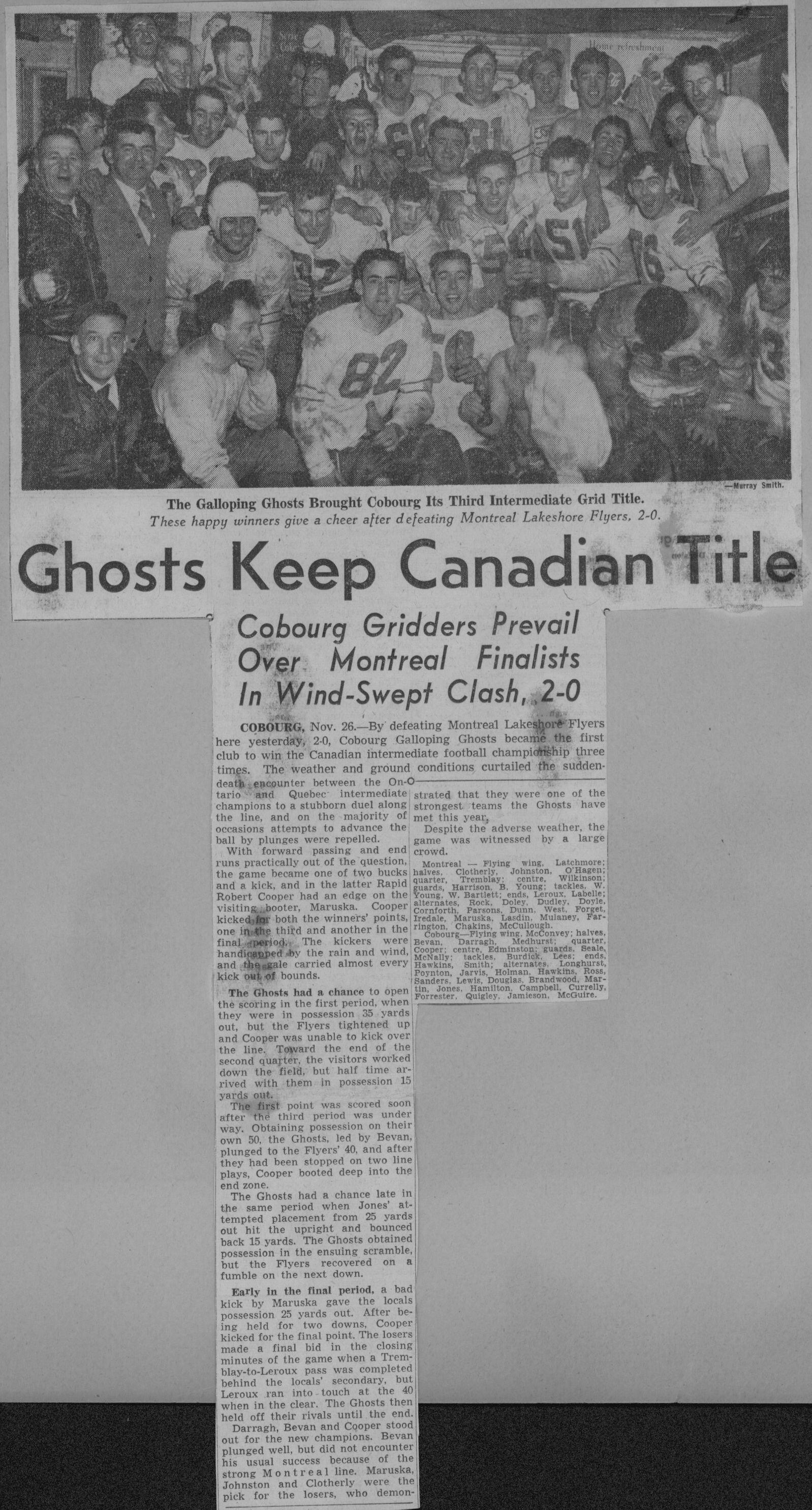 Football -Galloping Ghosts -1950 -B04-playoffs