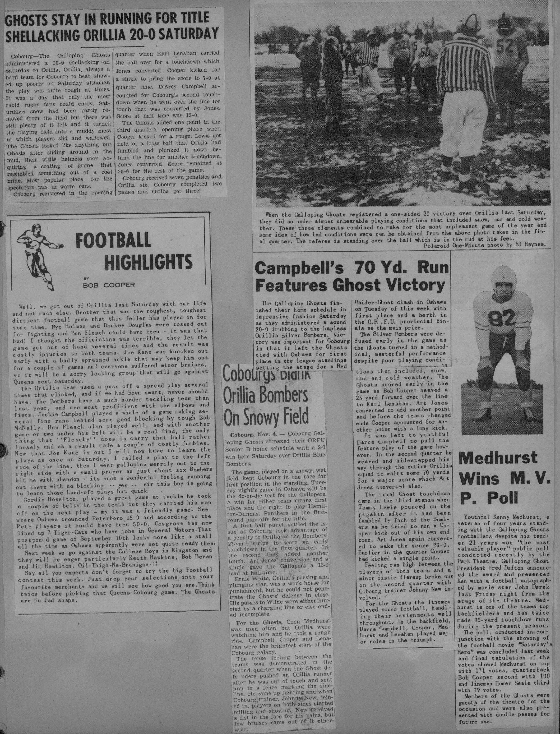 Football -Galloping Ghosts -1951 -A12-season