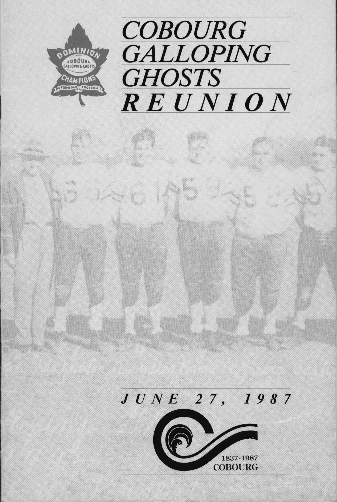 Football -Galloping Ghosts -1987 -B05-reunion-program