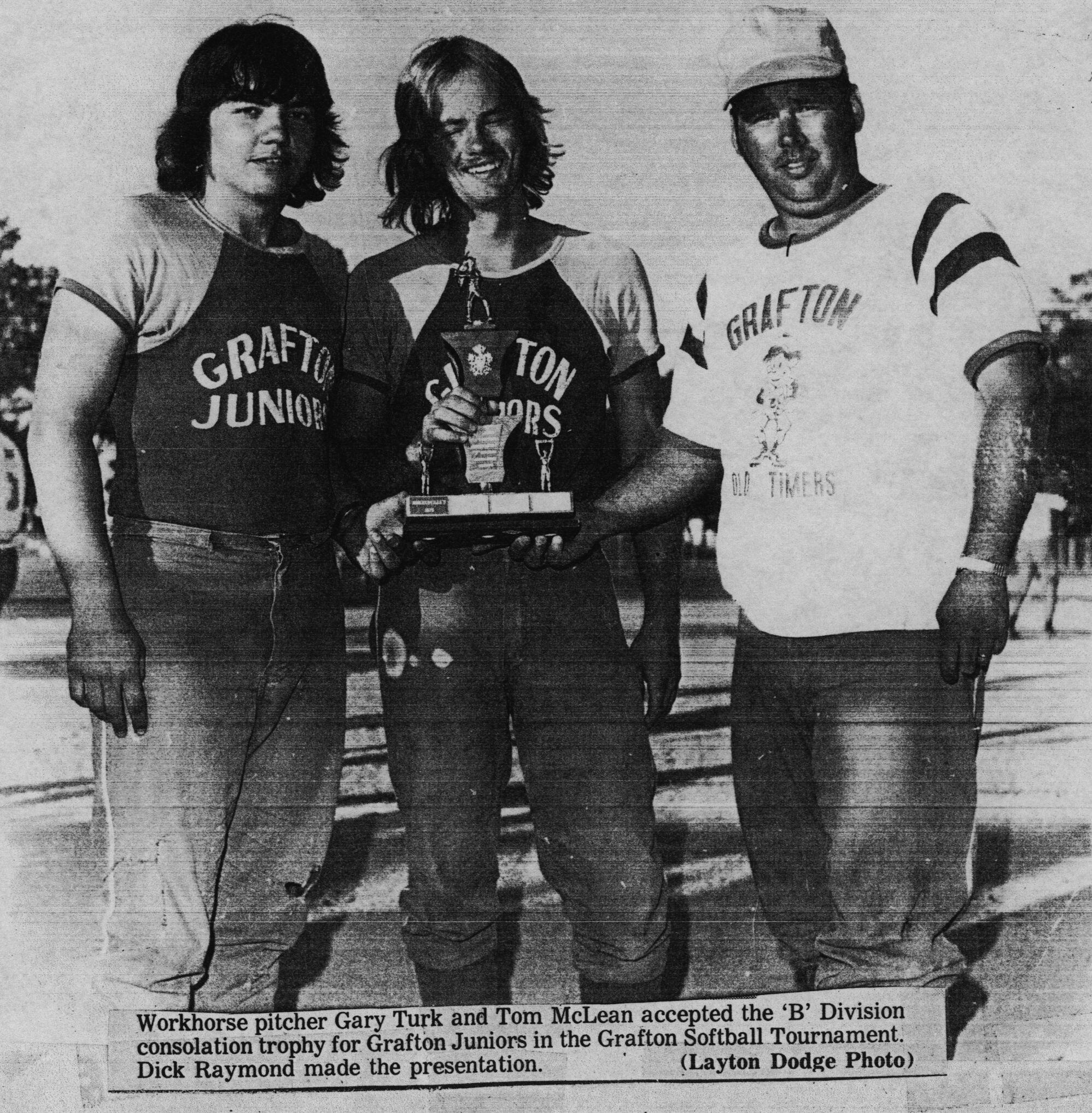 Softball -Grafton Tournament -1976 -Mens-B Consolation-Grafton Juniors