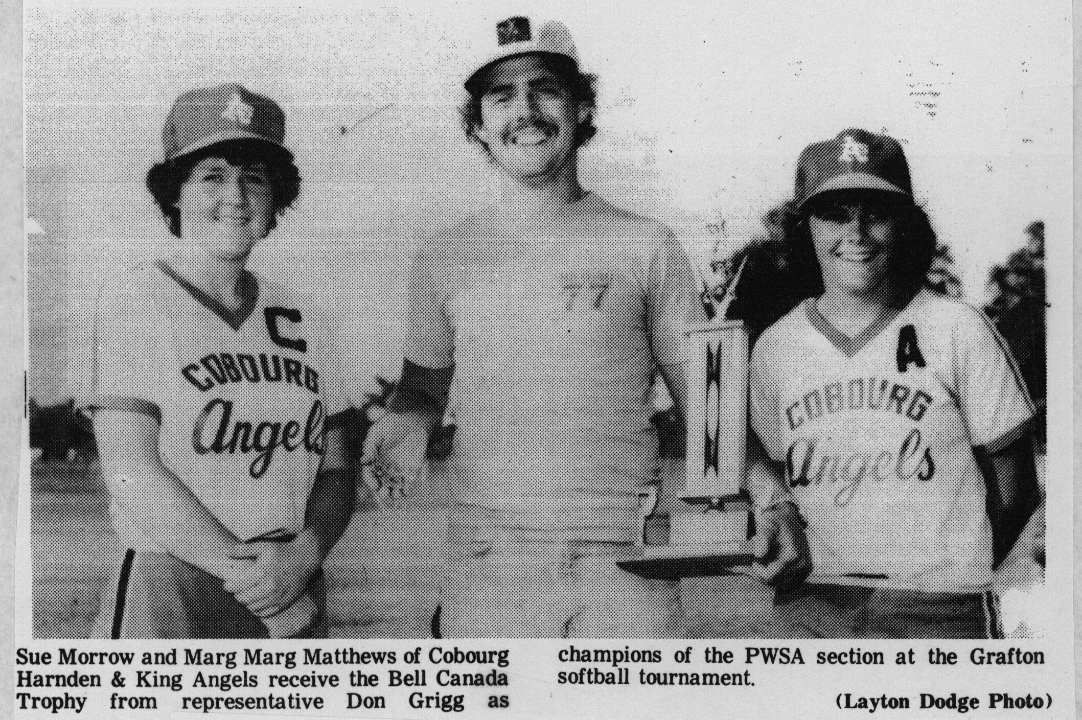 Softball -Grafton Tournament -1979 -Ladies-Champs-Cobourg Angels