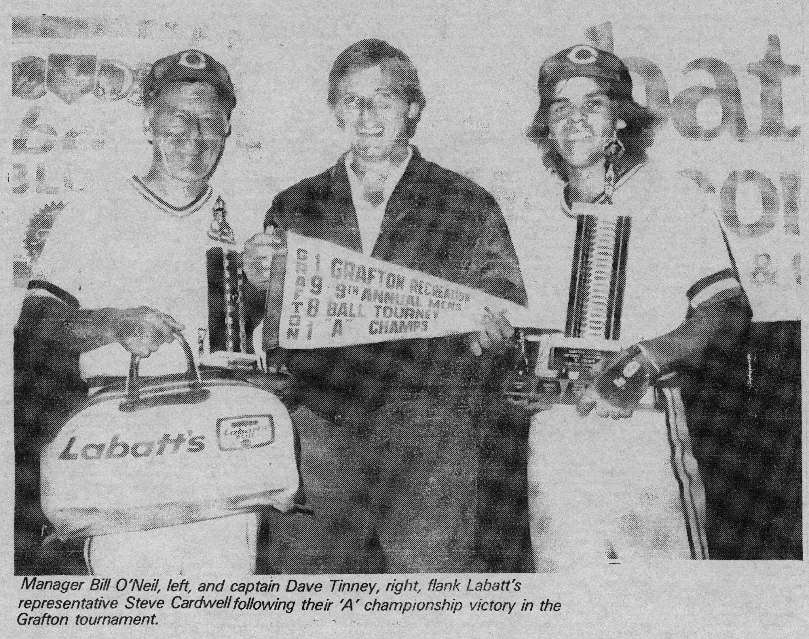 Softball -Grafton Tournament -1981 -Mens-A Champs-Sommervilles 1