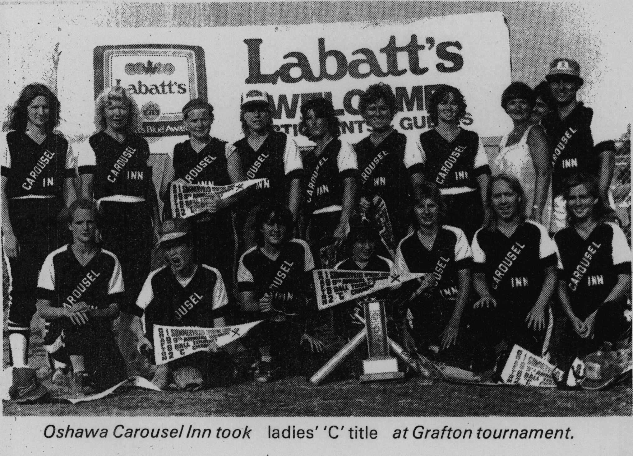 Softball -Grafton Tournament -1982 -Ladies-C Champs-Oshawa