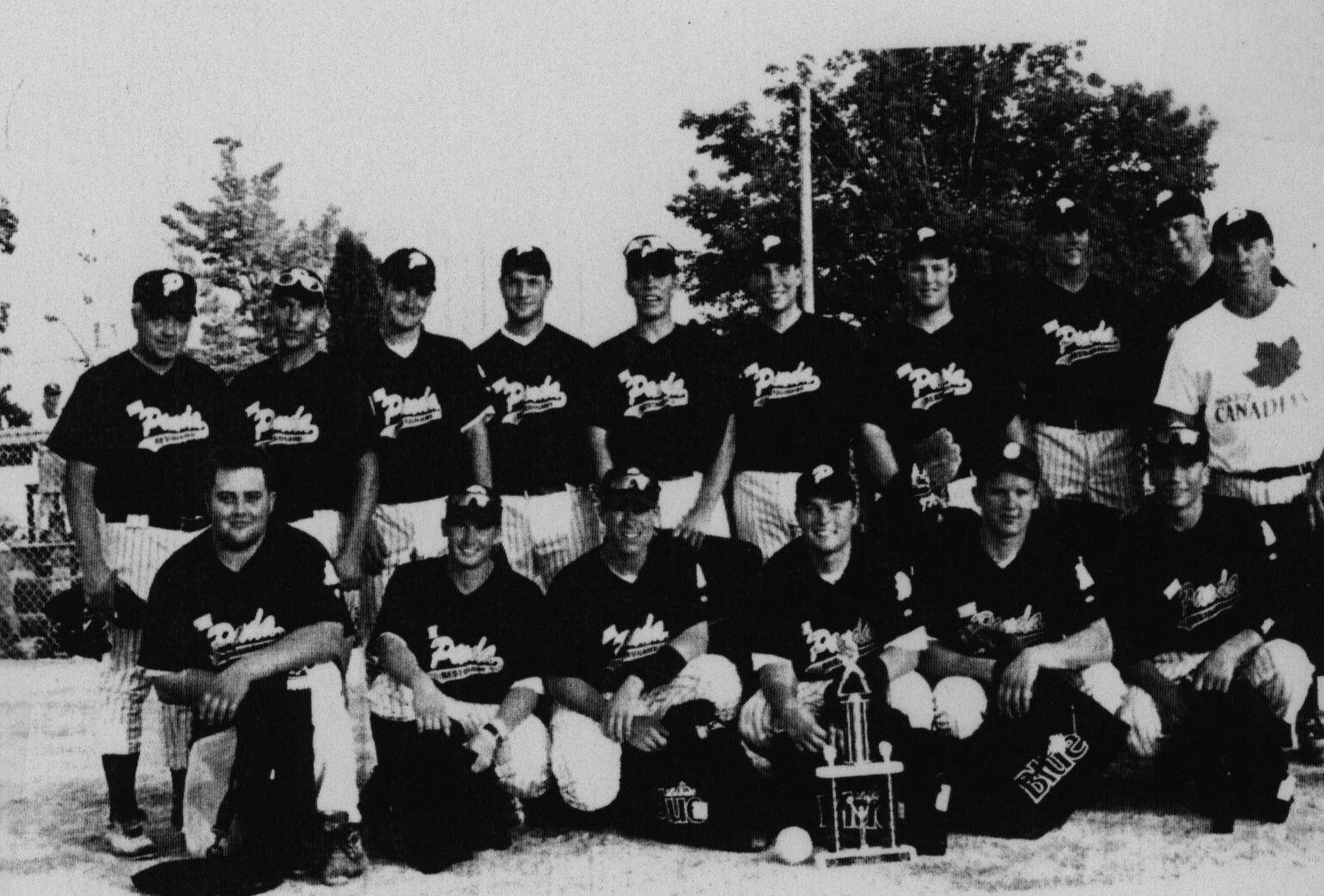 Softball -Grafton Tournament -1999 -Mens-A Champs-Cobourg Panda Juniors