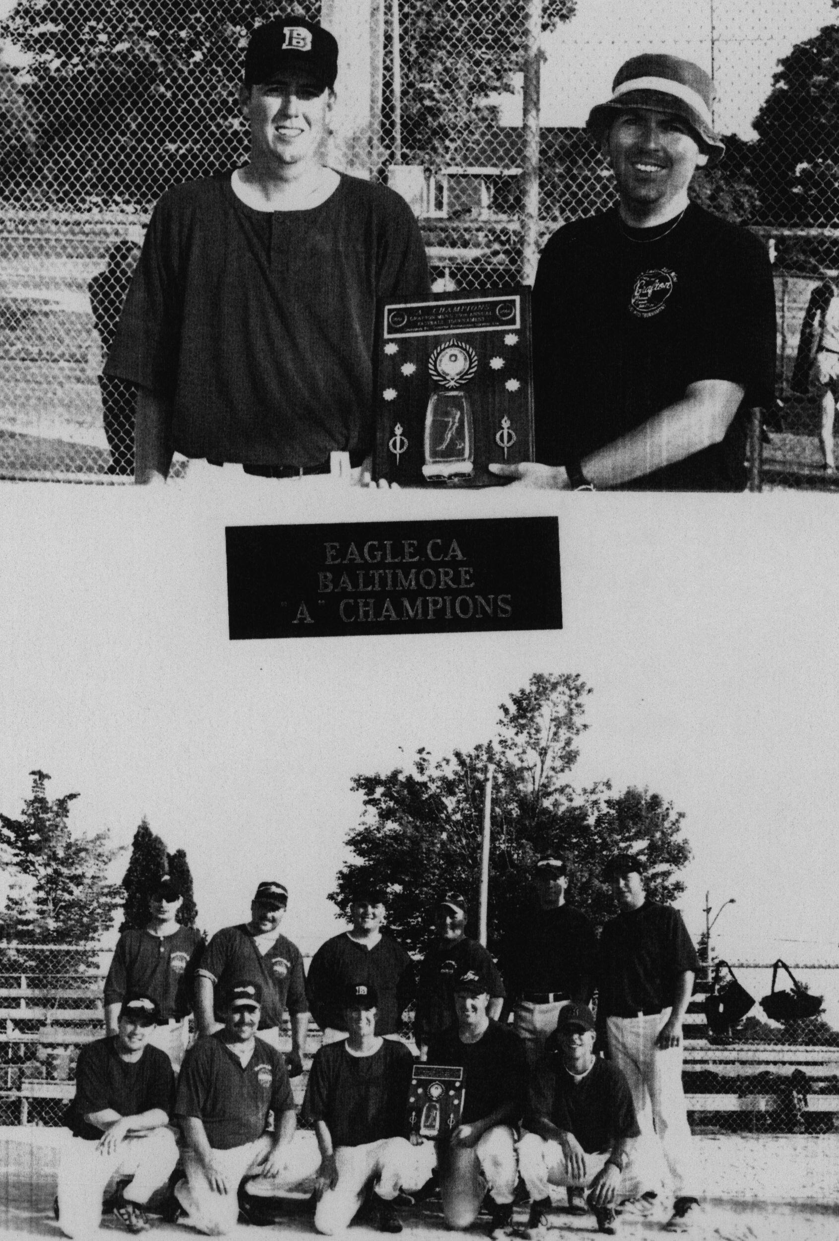 Softball -Grafton Tournament -2001 -Mens-A Champs-Eagle.ca_